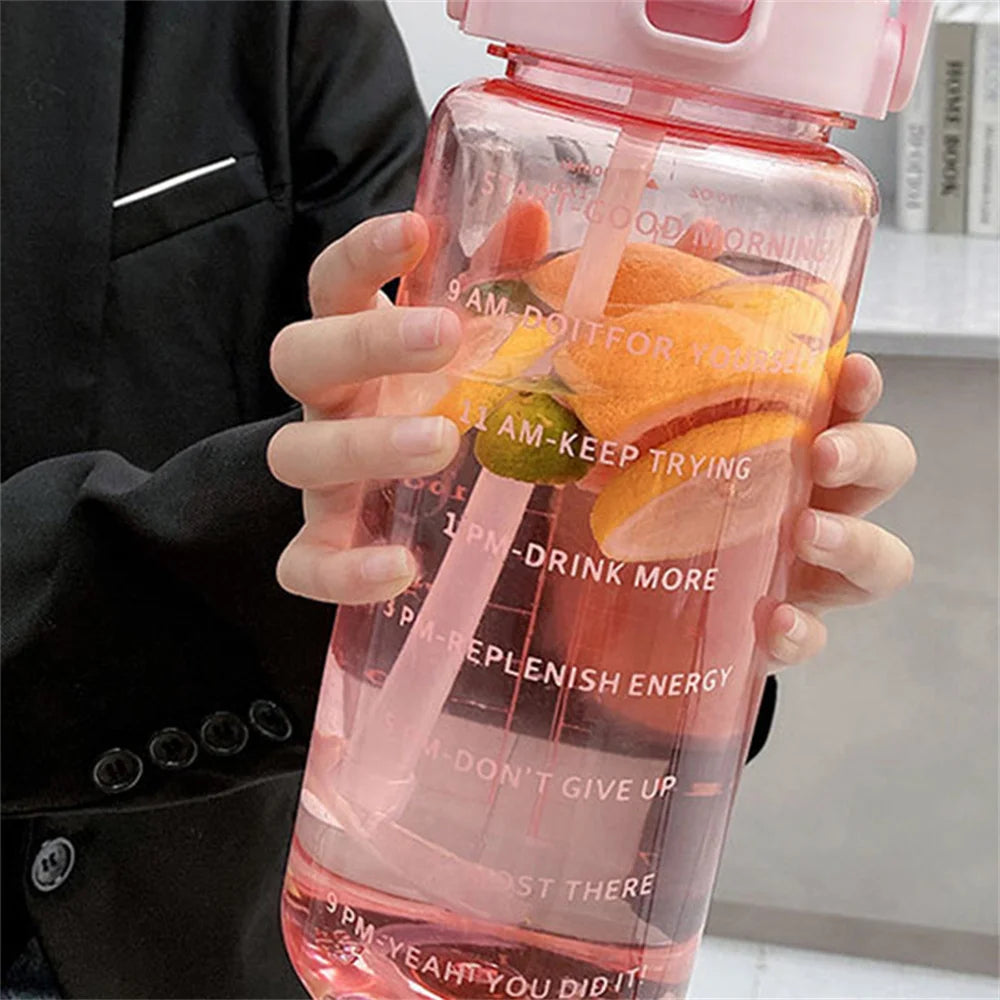 2L Motivational Water Bottle – Stay Hydrated All Day