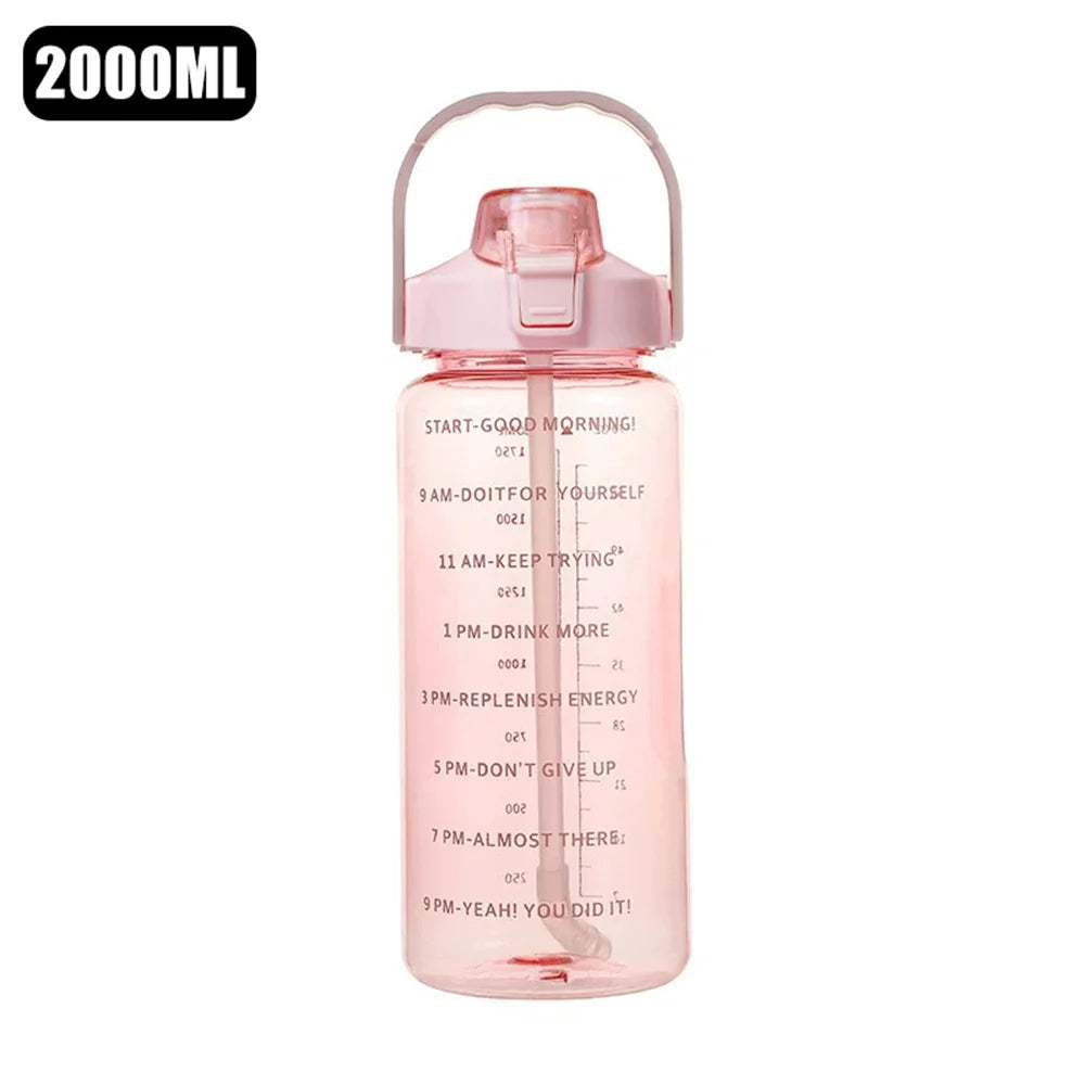 2L Motivational Water Bottle – Stay Hydrated All Day