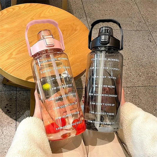 2L Motivational Water Bottle – Stay Hydrated All Day